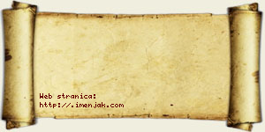 Mina Krnjinac vizit kartica